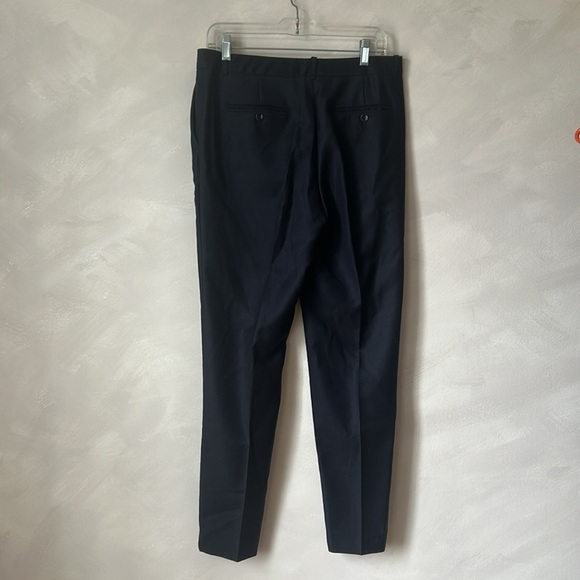 Massimo Dutti pleated Trousers navy size 8 - Picture 6 of 6